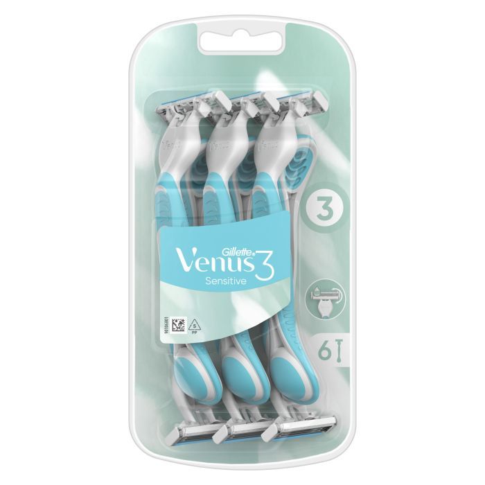 Бритва Gillette Venus 3 Sensitive 3 шт. (7702018487028) зображення 2