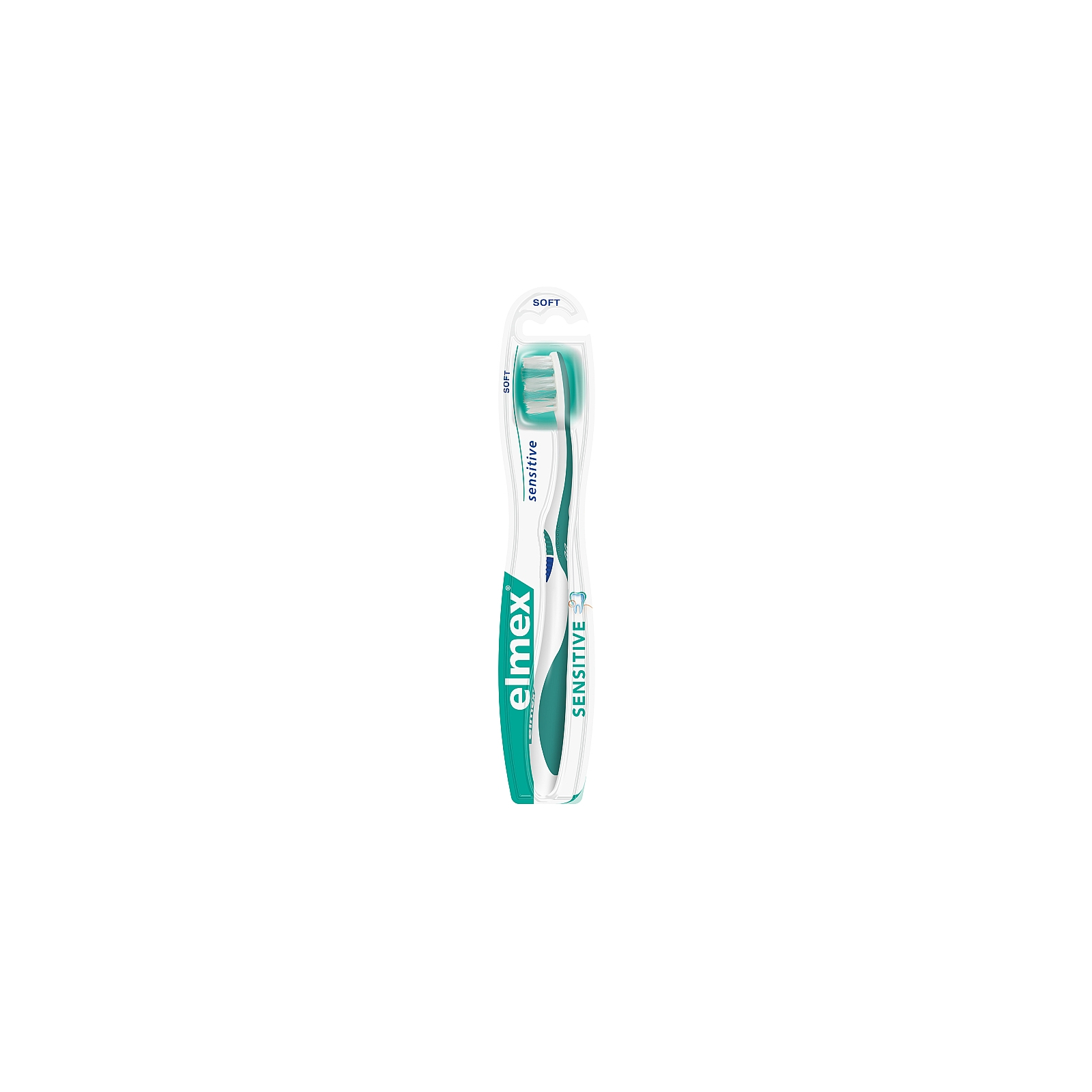 Зубная щетка Elmex Sensitive Очень мягкая для чувствительных зубов Зеленая (2172000000225)
