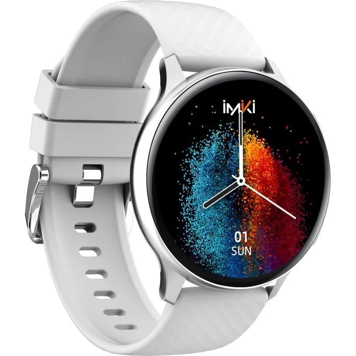 Смарт-часы iMiki KW66pro Silver Silicone Strap изображение 3