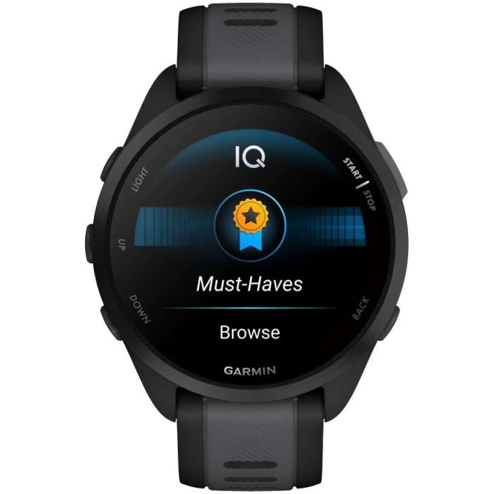 Смарт-годинник Garmin Forerunner 165 Music, Black/Slate Grey, GPS (010-02863-30) зображення 12