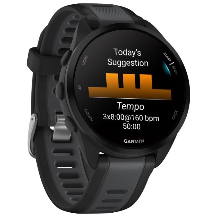 Смарт-годинник Garmin Forerunner 165 Music, Black/Slate Grey, GPS (010-02863-30) зображення 3