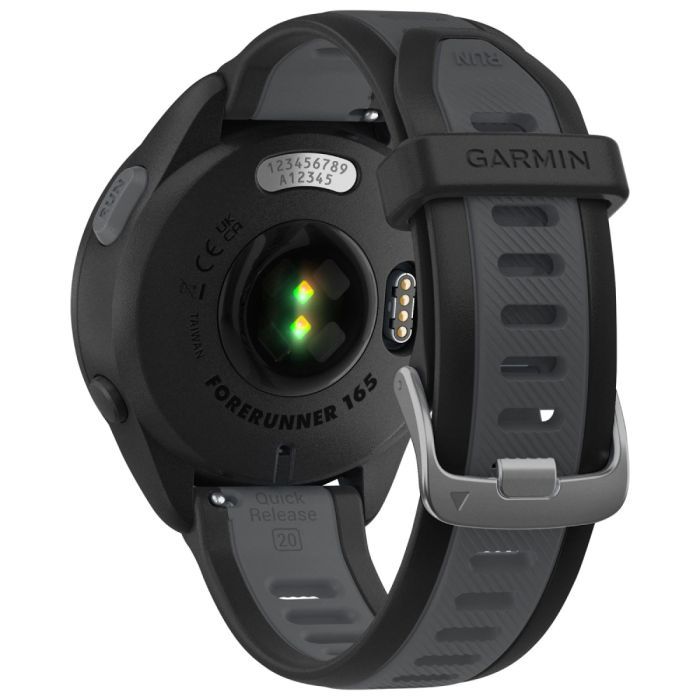 Смарт-годинник Garmin Forerunner 165 Music, Black/Slate Grey, GPS (010-02863-30) зображення 6