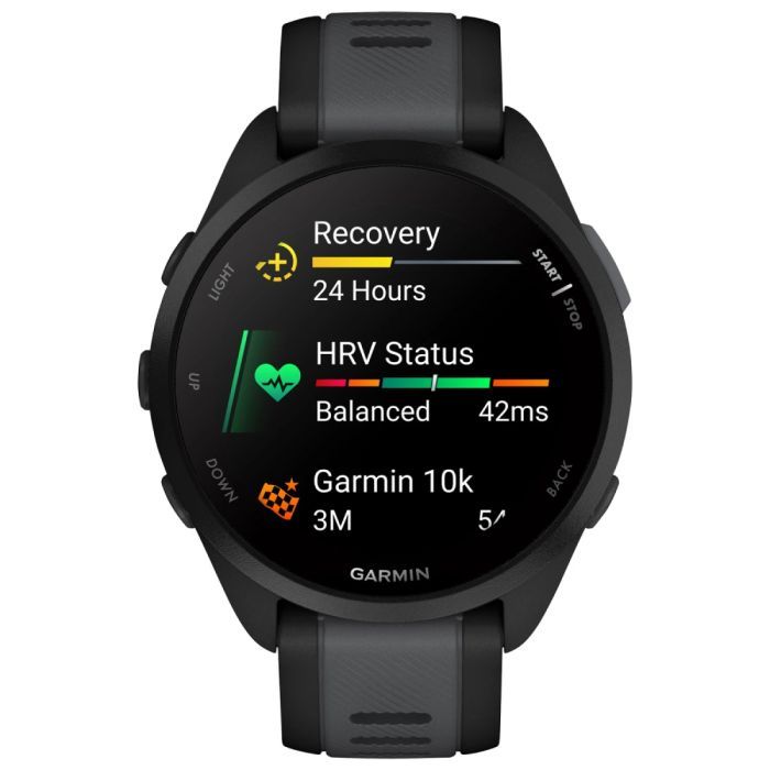 Смарт-годинник Garmin Forerunner 165 Music, Black/Slate Grey, GPS (010-02863-30) зображення 8