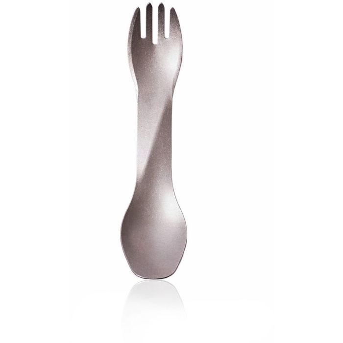 Ложка-вилка туристическая Humangear GoBites Ti-Uno titanium (022.0055)