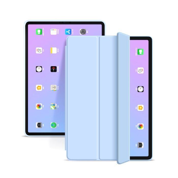Чохол до планшета BeCover Tri Fold Soft TPU Silicone Apple iPad Air 11" M2/M3 (2024/2025) Light Blue (711409) зображення 2