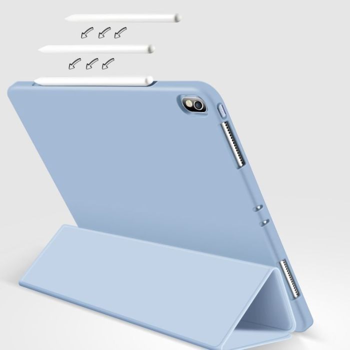 Чохол до планшета BeCover Tri Fold Soft TPU Silicone Apple iPad Air 11" M2/M3 (2024/2025) Light Blue (711409) зображення 4
