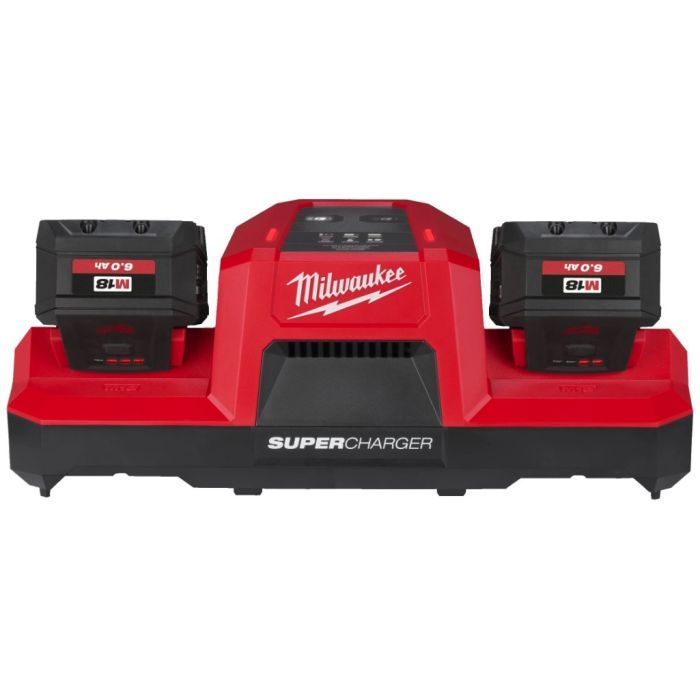 Зарядное устройство для аккумуляторов инструмента Milwaukee M18 DBSC Dual SUPER CHARGER (4932492531) изображение 4
