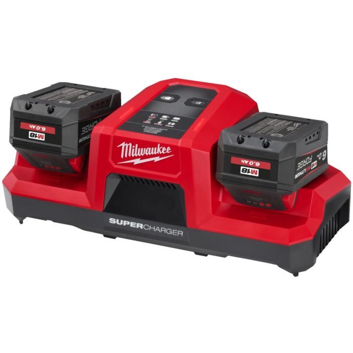 Зарядное устройство для аккумуляторов инструмента Milwaukee M18 DBSC Dual SUPER CHARGER (4932492531) изображение 5