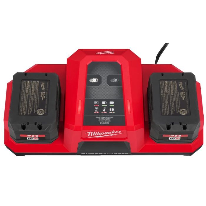 Зарядное устройство для аккумуляторов инструмента Milwaukee M18 DBSC Dual SUPER CHARGER (4932492531) изображение 6