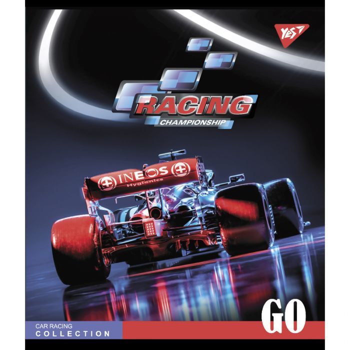 Тетрадь Yes А5 Racing championship 96 листов линия (766906) изображение 3
