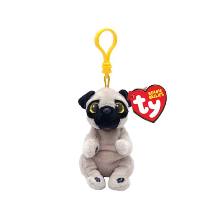 Мягкая игрушка Ty брелок Beanie Bellies Мопс Izzy 12 см (43104)