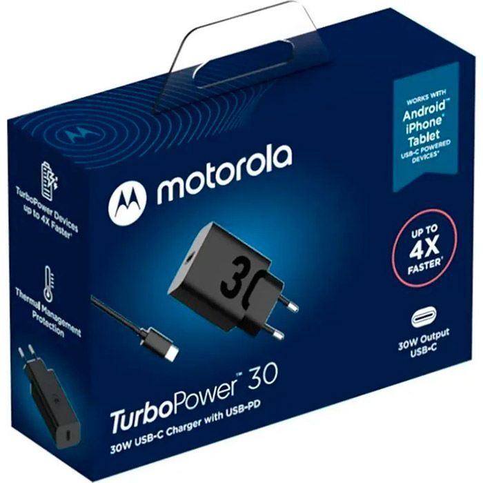 Зарядний пристрій Motorola 30W USB-C + cable 1m C-C (SJMC302) (1060546) зображення 5