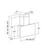 Витяжка кухонна Cata Greco 70 wh зображення 2