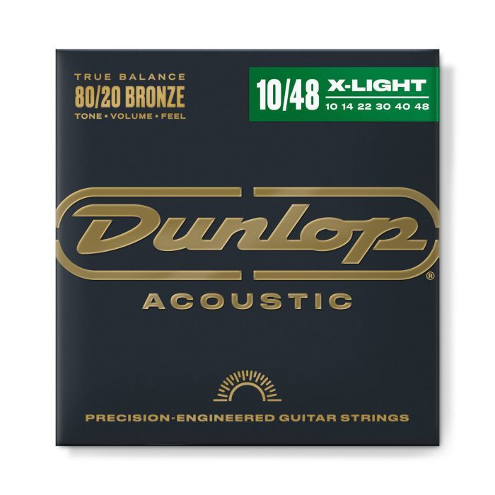 Струны для гитары Jim Dunlop 80/20 Bronze Acoustic Guitar Strings (10-48) (DAB1048)