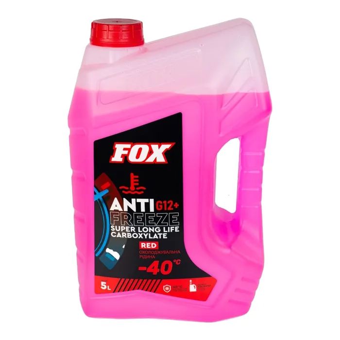 Антифриз Fox -40 Червоний 5 л
