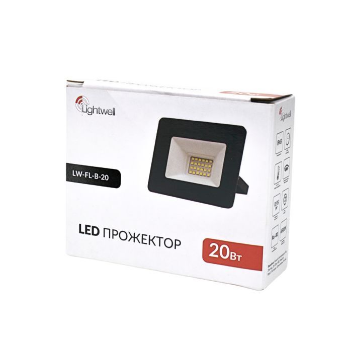 Прожектор Lightwell LW-FL-B-20 20 W изображение 3