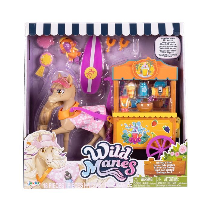 Игровой набор Wild Manes Пляжный отдых лошадки Бейли (723304)