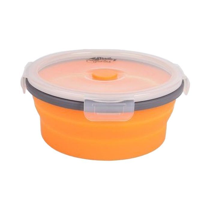 Харчовий контейнер Tramp складний 800ml Жовтогарячий (TRC-087-orange)