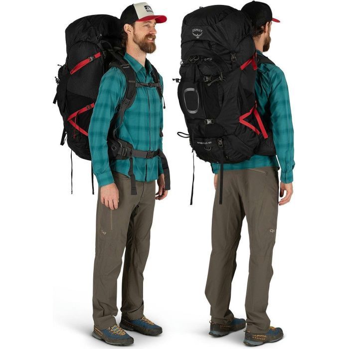 Рюкзак туристичний Osprey Aether Plus 100 black L/XL (009.2427) зображення 8