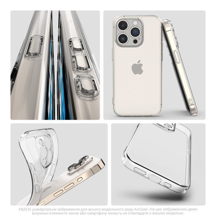 Чохол до мобільного телефона Armorstandart Air Samsung S25 Camera cover Clear (ARM81591) зображення 4