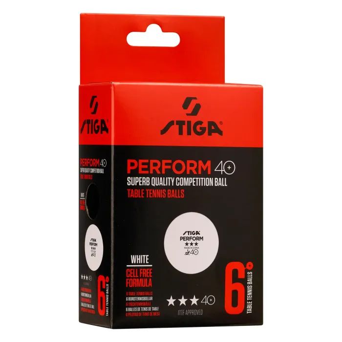 М'ячик для настільного теніса Stiga Perform ABS 6 шт (1113-2110-06) (931160) зображення 2