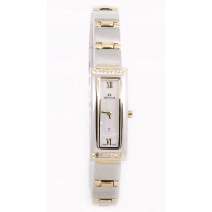 Наручний годинник Seculus 1656.2.732 wht mop, 2 tones w/stones