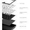 Клавиатура Dark Project ALU81 Terra Nova PBT RGB Mech G3MS Moonstone Black (DPKB_NOVA_81_ANSI_BLACK_UA) изображение 11