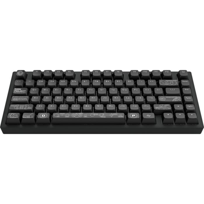 Клавиатура Dark Project ALU81 Terra Nova PBT RGB Mech G3MS Moonstone Black (DPKB_NOVA_81_ANSI_BLACK_UA) изображение 6