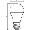 Лампочка Eurolamp LED А60 800 Lm E27 4000K 2шт (MLP-LED-A60-08274(Amber)new) изображение 3