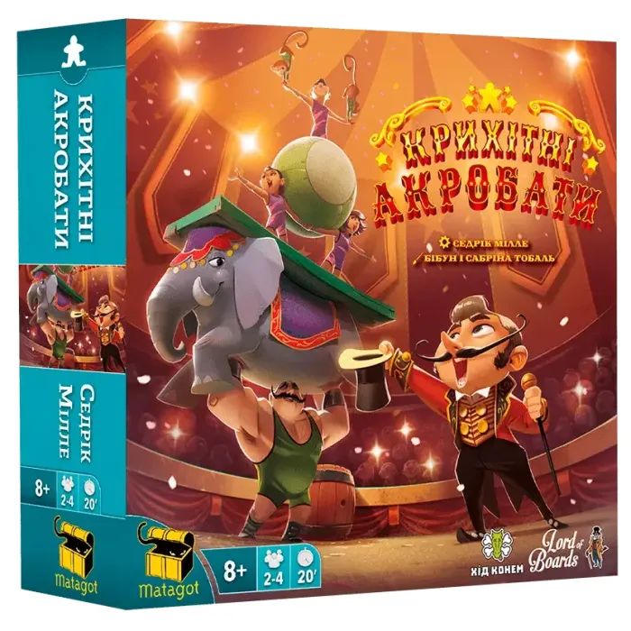 Настольная игра Lord of Boards Крошечные акробаты (Tiny Acrobats) (укр.) (LOB2110UA)