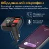 FM модулятор Promate PowerTune 30w USB-A OTG/USB-A QC3.0/USB-C BLACK (powertune-30w.black) зображення 4