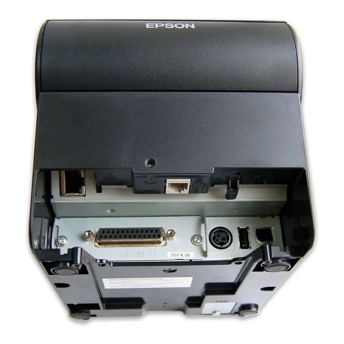 Принтер чеков Epson TM-T88VII USB, Ethernet, Serial, PS, Buzz, Black (C31CJ57112) изображение 6