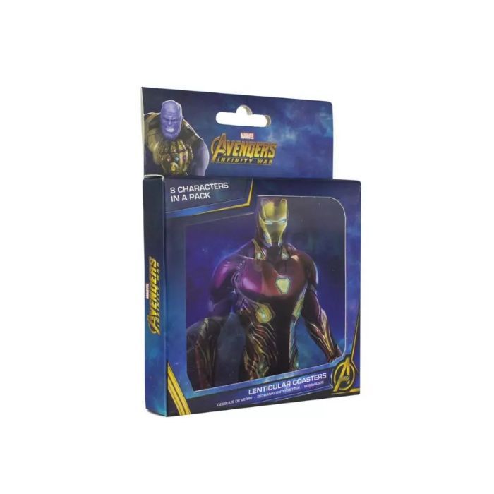 Підставка під гаряче Paladone Marvel Avengers Infinity War Lenticular Coasters Набір підсклянників (PP4406MVIW)