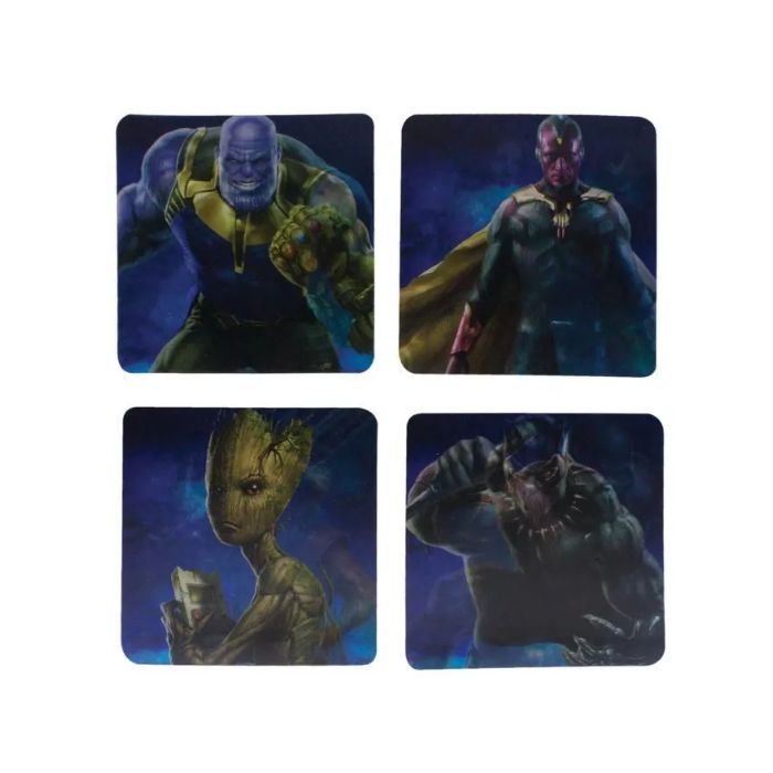 Підставка під гаряче Paladone Marvel Avengers Infinity War Lenticular Coasters Набір підсклянників (PP4406MVIW) зображення 3