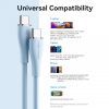 Дата кабель USB-C to 2xUSB-C 1.5m 5.0A Silicone Type Green Vention (CTMGG) зображення 3