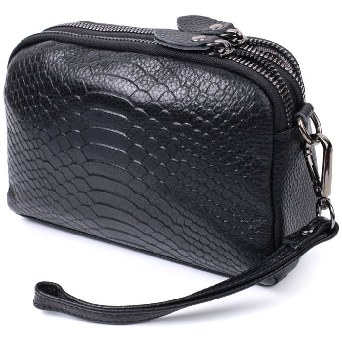 Сумка Vintage Из натуральной кожи Черная (22799) изображение 9