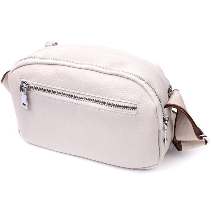 Сумка Vintage Из натуральной кожи Белая (22593) изображение 2