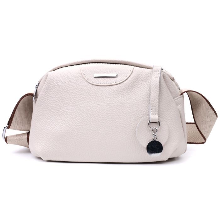 Сумка Vintage Из натуральной кожи Белая (22593) изображение 5