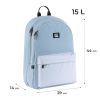 Рюкзак школьный GoPack Education Teens 140 сіро-блакитний (GO25-140L-2) изображение 2