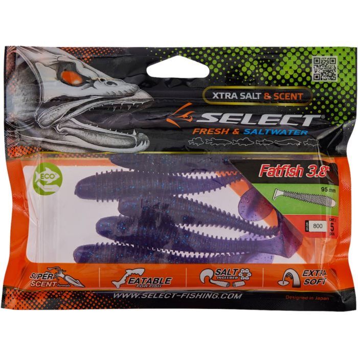 Силикон рыболовный Select FatFish 3.8" 313 (5 шт/уп) (1870.72.11) изображение 2