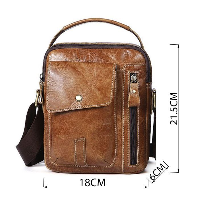 Сумка Vintage Світло-коричнева (14766) зображення 4