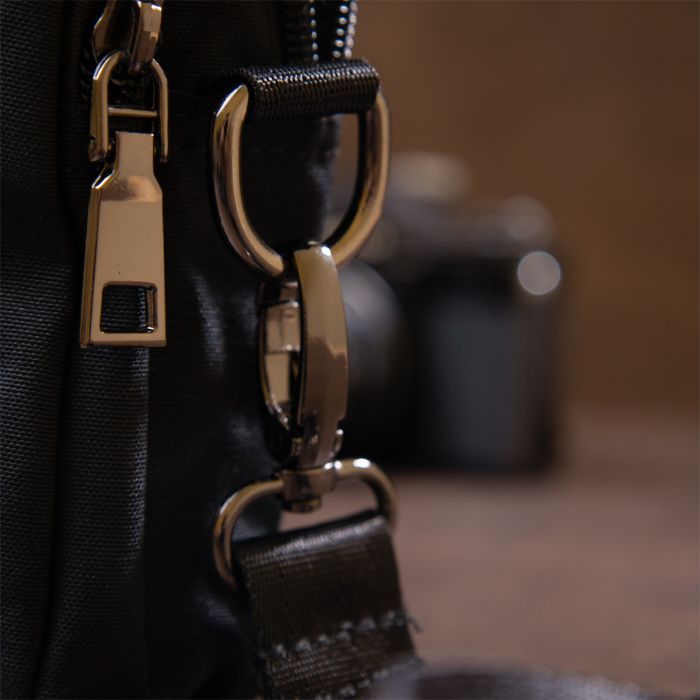 Сумка Vintage На пояс нейлон Красная (20647) изображение 11