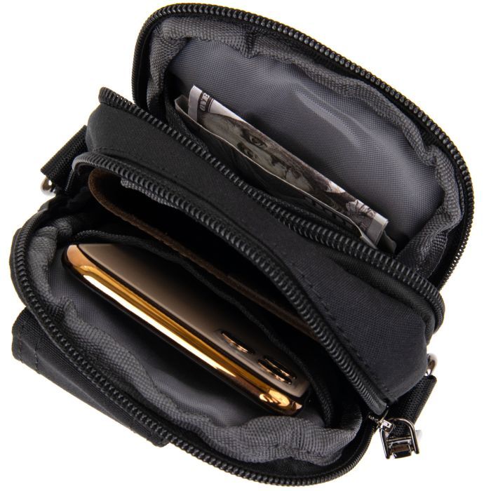 Сумка Vintage На пояс нейлон Красная (20647) изображение 3