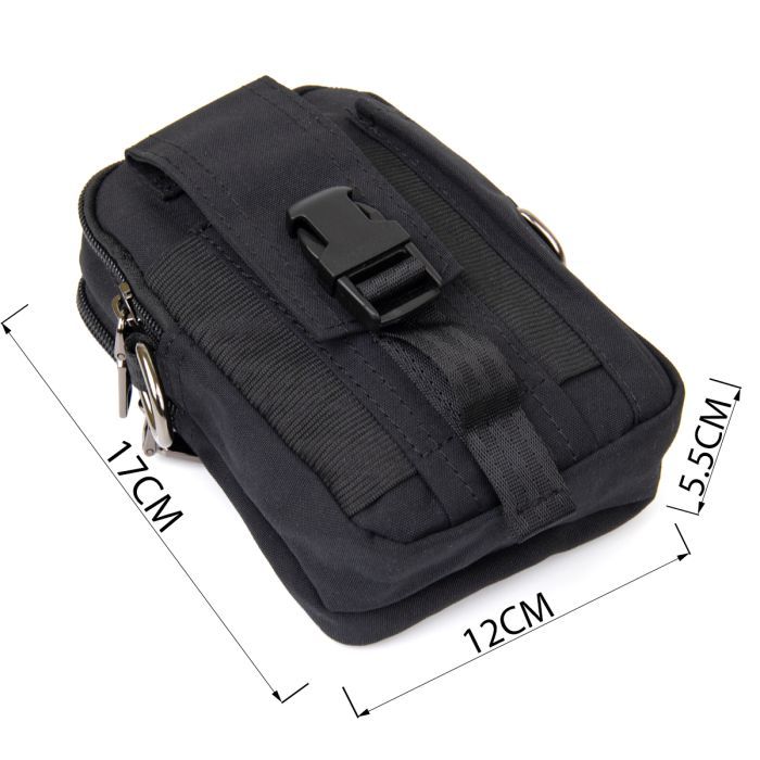 Сумка Vintage На пояс нейлон Красная (20647) изображение 4