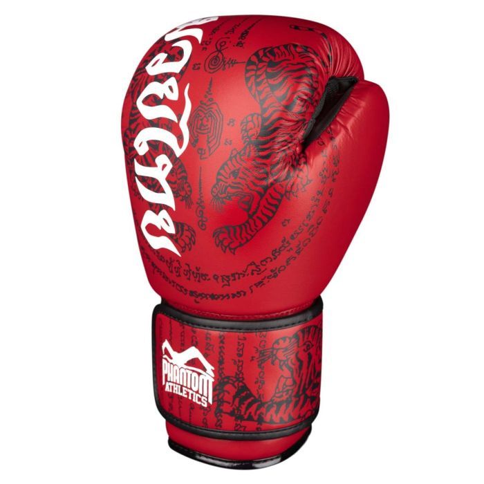 Боксерские перчатки Phantom Muay Thai Red 10 унцій (PHBG2505-10) изображение 2
