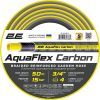 Шланг для поливу 2E AquaFlex Carbon 3/4", 50м, 4 шари, 20бар, -10…+60°C (2E-GHE34GE50)