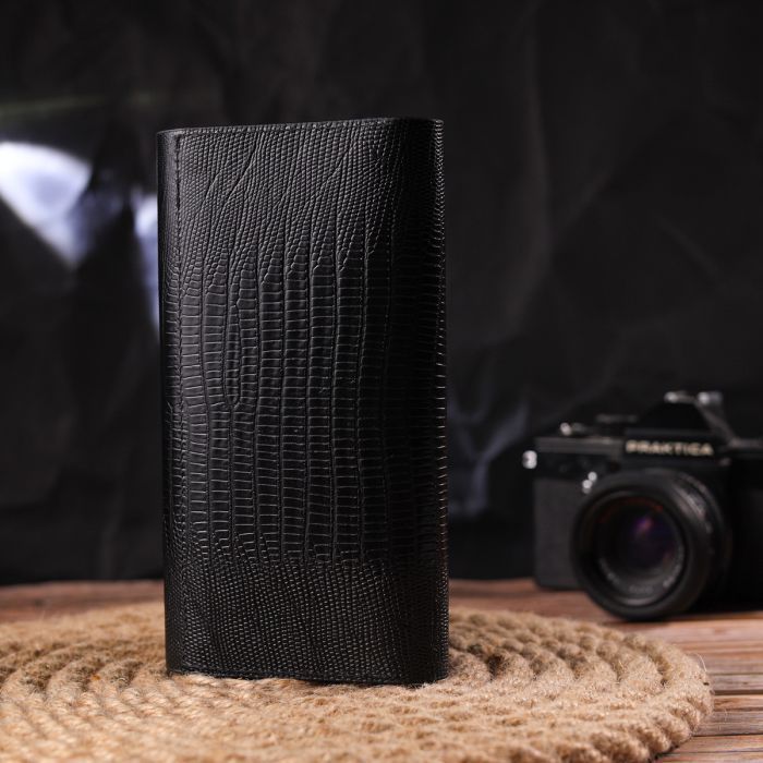 Гаманець Canpellini З натуральної шкіри Чорний (21664) зображення 9