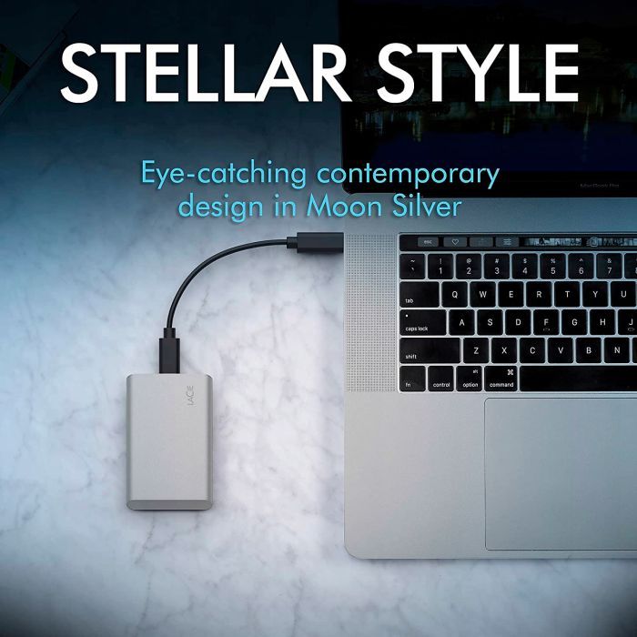 Накопичувач SSD USB Type-C 500GB Portable LaCie (STKS500400) зображення 11