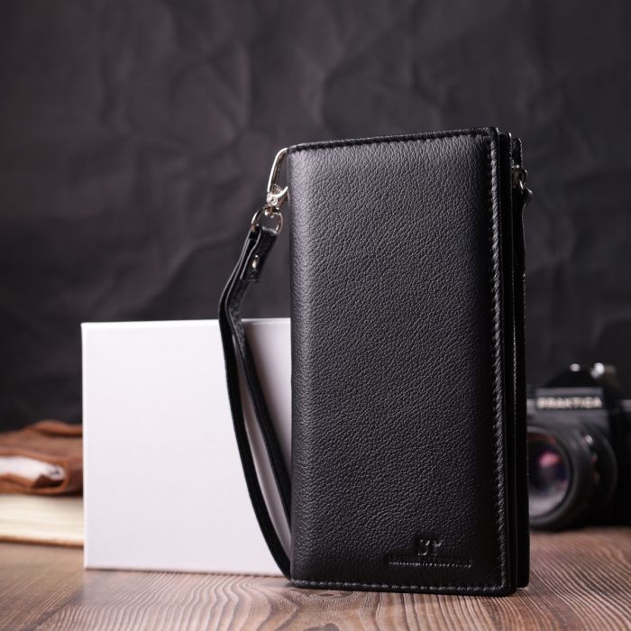 Гаманець ST Leather З натуральної шкіри Бордовий (22534) зображення 10