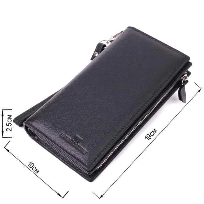 Гаманець ST Leather З натуральної шкіри Бордовий (22534) зображення 3